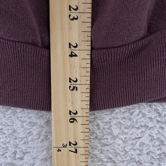 Vintage 90s Tultex Crewneck Sweatshirt Mens Large Burgundy Blank Pullover - Picture 5 of 7